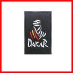5cm X 8cm 클래식 다카르 스페인 패치 로고 배지 자동차 스티커 데칼 장식 비닐 헬멧 자동차 오토바이 자전거 스케이트 보드 : 트렌드홈
