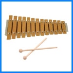 13음 글로켄슈필 클래식 우드 컬러 실로폰 금속 키 타악기 리듬 핸드헬드 악기 2개의 말렛 포함 선물 : harangharang9