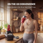 키친 시스템 8컵 프로세서 볼 72 블렌더 컵 2개 BL770 스무디 올인원 분쇄 테이크 1 Pitcher + (2) 16 oz. Cu : 다산다4