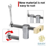 목공 데스크탑 클립 황동 빠른 고정 장치 클램핑 도구 키트, 19mm, 20mm 홀 조이너리 벤치 : 데이지마켓8