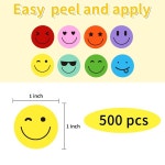 100-500pcs 교사 보상 스티커 어린이를위한 학교 귀여운 장난감 게임 태그 감사 DIY 선물 씰링 라벨 문구 : haenahaena