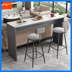 AOLIVIYA Rock Slab 바 테이블 가정용 작은 아파트 거실 소파 파티션 다이닝 룸 입구 다기능 라이트 루 : 더엑시스