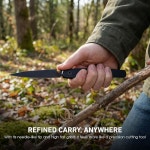 남성 CJRB Lanky EDC 포켓 나이프 3.58인치 AR-RPM9 스틸 블레이드 : 은이3