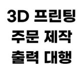 3D 프린팅 대행 3D 프린터 모델링 졸업 작품  출력 대행 업체 : 시소스윗