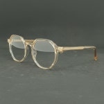 할리 Harley 다각 뿔테 안경테 투명안경테 H8902 C3 연옐로우 : OPTICAL MANIA