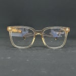 할리 Harley 빅사이즈 뿔테 안경테 대두안경 H8901 투명브라운 : OPTICAL MANIA