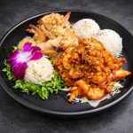 하와이안쉬림프 갈릭버터새우 감바스 캠핑음식 통새우 밀키트 2인분 하와이새우트럭 : 알로하하와이