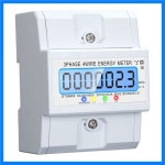3상 4선식 KWH 계량기 100A 230/380V AC 50/60Hz DIN 레일 장착 LCD 백라이트 에너지 모니터 MID 인증 산업용 : 더엑시스