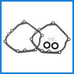 1 세트 검정색 케이스 측면 커버 가스켓 11381-ZE1-800 11381-ZH8-801 미니 자전거 용 오일 씰 키트 고무 가스켓 교체 : 더미래라이프