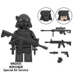 WM6147 WW2 군사 특수 부대 무기 군인 KSK 알파 스노우 레오파드 해군 물개 Dleta Figura 모델 완구 : 더엑시스