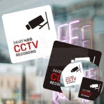 24시간 CCTV녹화중 부착형 13x13cm 매장 승강장 주차장 오피스텔 : 세번째 겸스토어