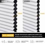 LazBlinds 무선 셀룰러 블라인드, 실내 창문용 드릴 암막 벌집 그늘막 없음, 단열 자외선 차단 그늘막, 이지 인사이드 마운트, 26인치 W x... 