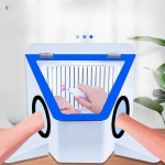 샌드블라스트 집진기 기공소 치과 네일 먼지 흡입기 박스 : 글로벌픽유통