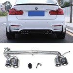 자동차 배기 튜브 부품 320i 팁 스테인리스 F31 호환 M3 BMW 파이프 탄소 43 : 더알리야컴퍼니