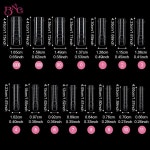 BNG 150개 스마트 프렌치 라인 듀얼 폼 사이즈 스페이스 네일 빌더 젤용 소프트 큐티클 영역 몰드 매니큐어용 : gaon9797
