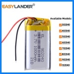 902040   3.7V 1000mAh 302040 402040 502040 602040 702040 802040 102040   충전식 리튬 이온 폴리머 배터리 : 더엑시스