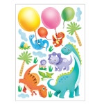 자이포라 데코 인테리어 공룡나라 창문시트지 아기방스티커 벽면스티커 : 자이포라1