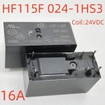 릴레이 6 핀 HF115F 005/012/024/048-1H3A(610)/1HS3/1HS3AF(335)/1HS3A 115FA6-16A-5V/12V/24V/48VDC 신제품 : 플러스 상사