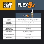 리퀴드 네일 플렉스 5X 10 내외장용 건축 10 oz 1 Pack : 다산다4