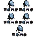 MR DJ MEGA354 슬림 디스코 파티 클럽 스테이지 쇼 조명 플랫 파 워시 5종 세트 : 더드림인