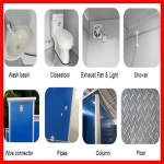 휴대용 이동식 야외 화장실 저비용 건설 현장용 : gaon9797