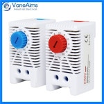 KTS011 DIN 레일 온도조절기 기계식 스위치, NC 캐비닛 온도 조절기, 냉각 가열 온도 컨트롤러, 220V : 더엑시스