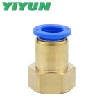 공압식 구리 퀵 커넥터 PCF10-01 PCF10-02 PCF10-03 PCF10-04 PCF12-01 PCF12-02 PCF12-03 PCF12-04 YIYUN 피팅 : 십삼플렉스