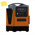 1500W 앱 제어 태양광 패널 판넬 판네루 휴대용 발전소 에너지 저장 형 브랜드 : CN무역1