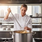 소로 48인치 리스 스틸 주전자 채찍 블렌딩을 위한 휴대용 거품기 혼합 믹싱 요리 주방 기기 교반 블렌딩에 완벽 : 제루셀 스토어스