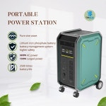 3600W 태양광 발전 에너지 시스템 LiFePO4 백업 휴대용 : CN무역1