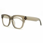 할리 HARLEY 두꺼운 사각 뿔테안경테 얼굴작아보이는 뿔테 H2141 C3 투명스모그 : OPTICAL MANIA