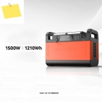 휴대용 1500W 전기 태양광 발전소 110V 220V 순수 정현파 인버터 배터리 구동 에너지 시스템 : CN무역1