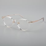 할리 HARLEY 동글이 뿔테 안경테 H5540 C2 투명화이트 : OPTICAL MANIA