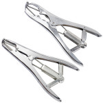 호환  농장 동용 스테인리스 스틸 양 꼬리 절단 수술기구 대형 확장 플라이어 탄성 고무 절제 링 : 하나조아일