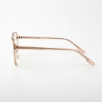 할리 HARLEY 동글이 뿔테안경테 얇고 가벼운뿔테 H5496 C3 투명브라운 : OPTICAL MANIA