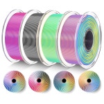 테크베어스 4색 실크 PLA 필라멘트 번들 실크 3D 프린터 필라멘트 반짝이는 실크 텍스 : 유니버셜쇼핑1