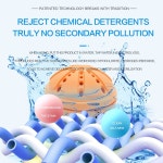 워시와우 전자 세탁 공 / 세제 대안 | 미니 세탁기 휴대용 과일 및 채소 정제기 반려동물 정화 - 청소, 탈취, 살균 WOW-2301 그린 : 엠큐브플러스