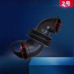 물 입구에 연결된 골판 고무 호스에 연결되는  드럼 세탁기에 적합한 1PCS : 십일플렉스