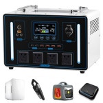 야외 휴대용 발전소 5KWH 올인원 ESS 인버터 및 리튬 가정용 태양광 배터리 출력 전력 5kw : CN무역1