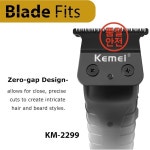 Kemei 2299 전문 제로 갭 교체 커터 헤드 용 조정 가능한 트리머 블레이드 : 염포산업