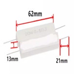 2개 20W 5% 세라믹 시멘트 저항기 0.1R 0.2 1 2 3 4.7 10 50 100옴 3R 12R 27R 220R 1K 2.2K : 제니스코어대행