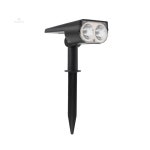 미소디자인 마당정원꾸미기 LED 태양광 정원등 2구 웜색 솔라등 정원태양광조명 산책로조명 : 피넛코