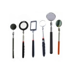 차량 하부 탐지 거울 서칭미러 수색 검사 검문 회전 접이식 광각 반사 1 둥근거울 60g : 넥스픽스