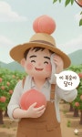 [예약판매]  황도 쫄깃 복숭아 4KG 산지직송 [★품종명 : 황후] : 이복달 복숭아 농장