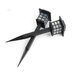 미소디자인 공원조경 태양광 정원등 2개입 웜색 정원꾸미기소품 태양광잔디등 : 피넛코