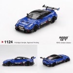 MINIGT 1124 LB 실루엣 워크스 닛산 35 RR Ver.2 블루 다이캐스트 자동차 모델 컬렉션 장난감 : 오브상사