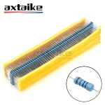 50PCS 1/2W 0.5W 1R - 1M 금속 필름 저항기 1% 2R 47R 330R 2k 1K 4.7K 51 62 75 120 Ohm K Ω : 제니스코어대행