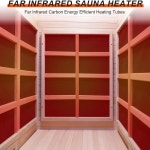 219W 적외선 사우나 히터 액세서리 탄소 섬유 플레이트 실내/실외 룸용 : 제이케이원상사