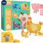 처음 해보는 농장 퍼즐 교육용 농장동물 가족놀이 : 현자마켓