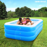 스윔어바웃 풀장 물놀이 볼 수영장 간이 베란다 가정용 미니 대형 아기 유아 어린이 키즈 : 스윔어바웃